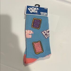Pop-Tarts Themed Blue and Pink Socks